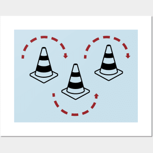 Rally Cones Posters and Art